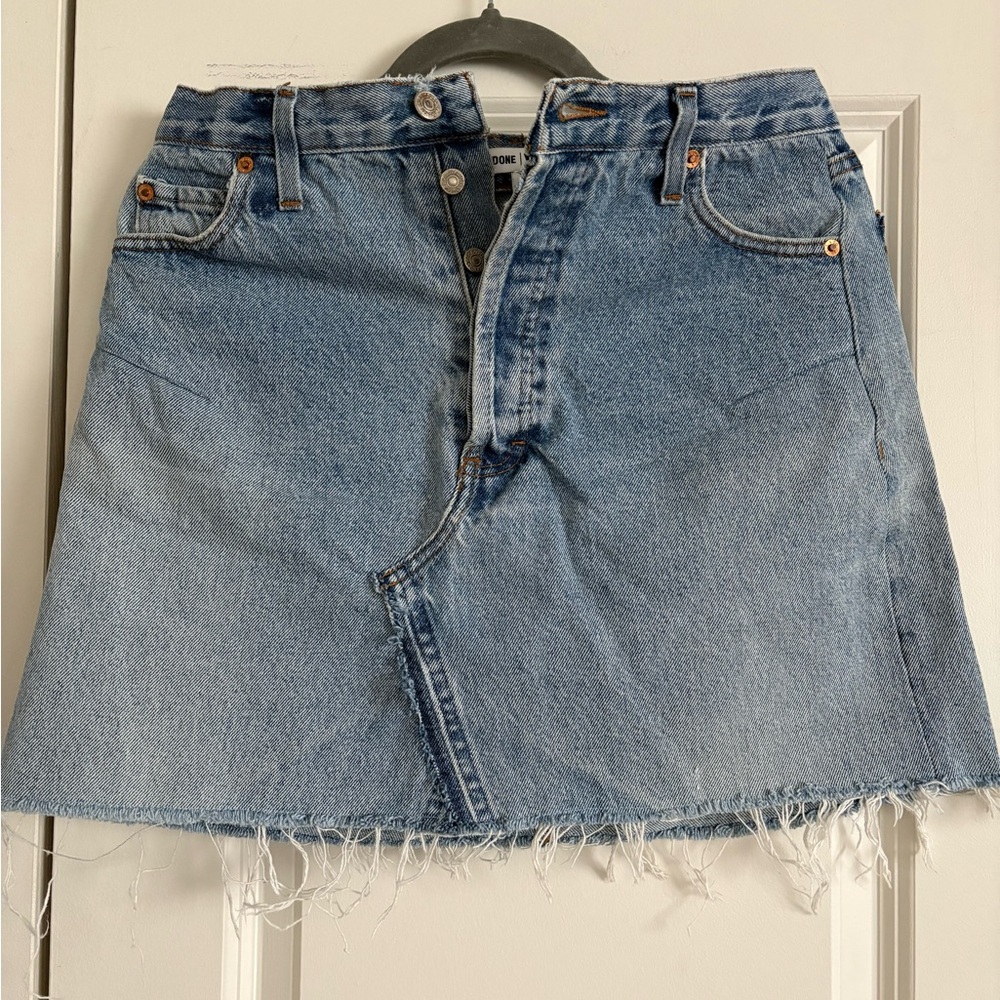 Levi’s Redone Denim Mini Skirt